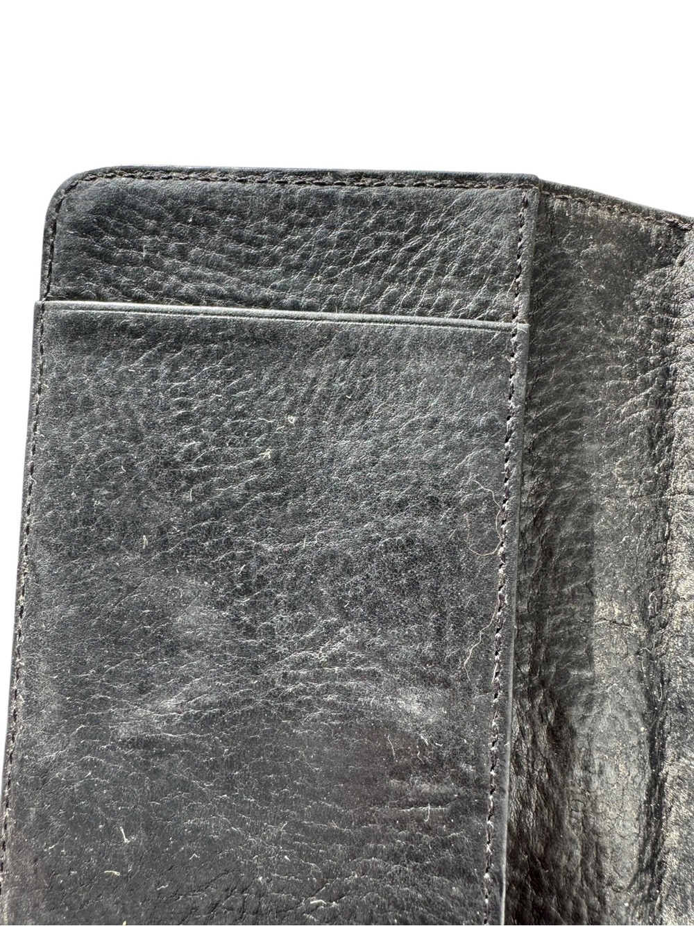 Vintage Dooney & Bourke Black Wallet with Gold Monogram - Picture 10 of 12